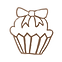 Decorated cupcake